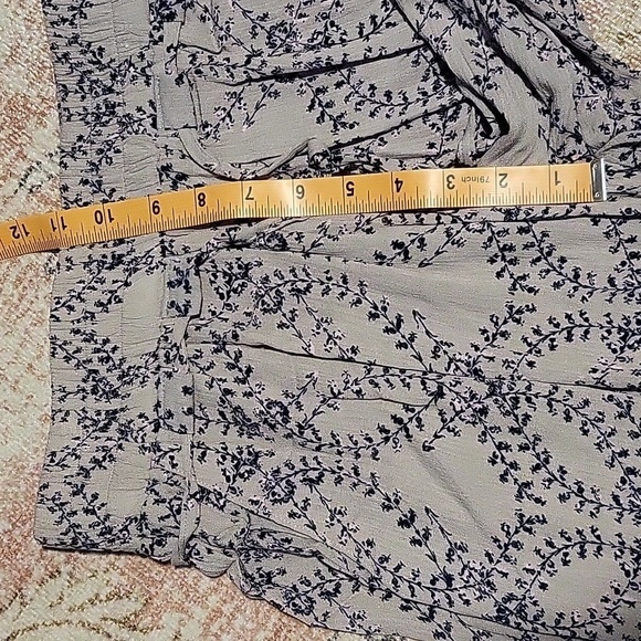 Boom Boom Jeans Gauzey Wide-Leg Elastic Waist Floral Print Pants - Size S - Picture 11 of 12